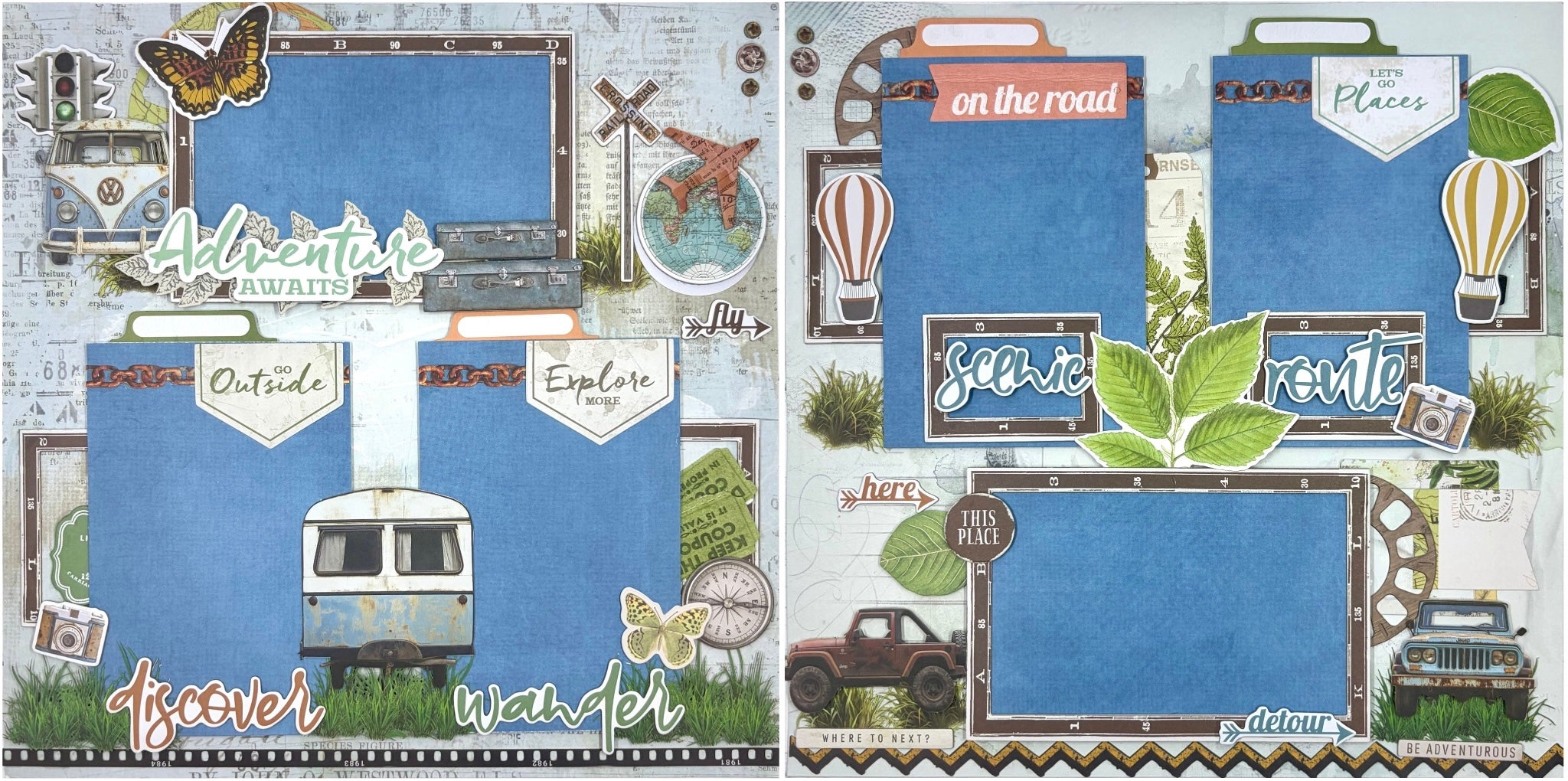 Adventure Awaits 2-Page Layout